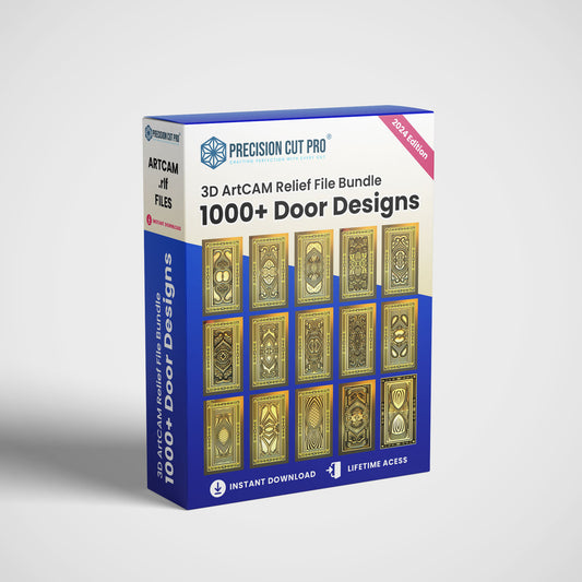 3D Door Bundle: 1000+ Door Designs for CNC